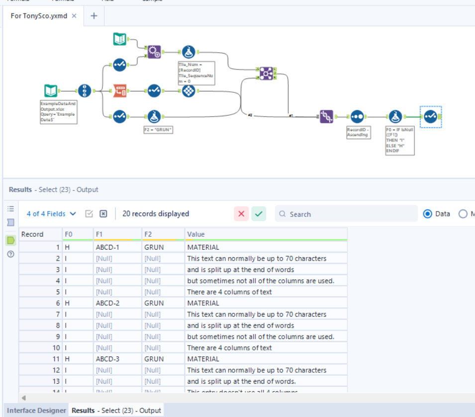 Reformatting data from Single Row to Multiple Rows with other ...