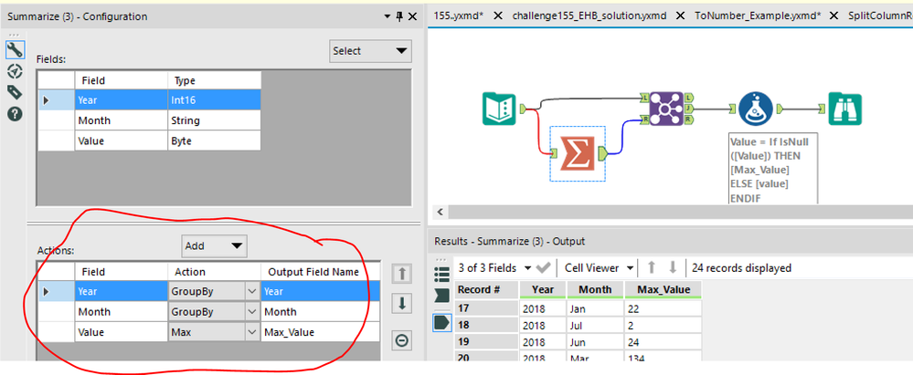 How to fix missing value - Alteryx