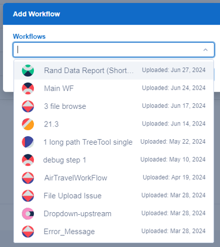 Server - Show list of recent workflows.png Server - Show list of recent workflows.png