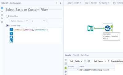 Filtering by Partial String Criteria - Alteryx