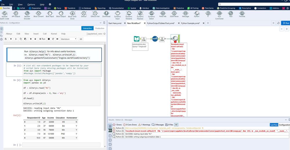 Using Python in Alteryx - Alteryx