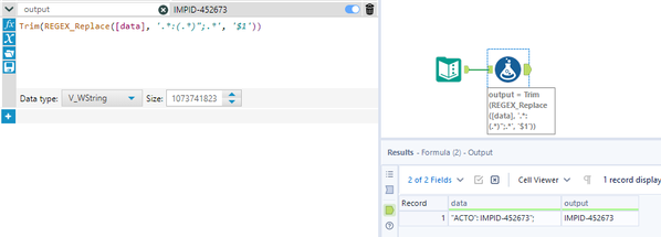 Using Regex need to Extract a string between 2 different delimiters ...