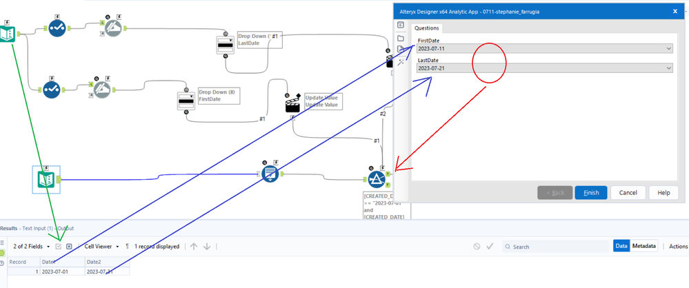 Using date column in Dynamic Input - Alteryx