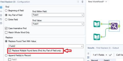 Multiple Find and Replace in the Same Field - Alteryx