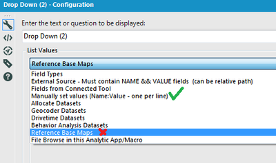 How to limit base map selection in the Alteryx Gallery map output - Alteryx