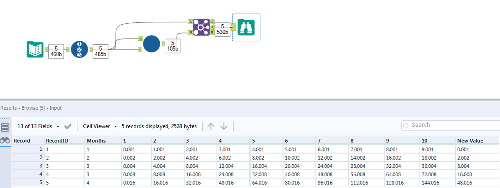Use value of one column to determine which column to pull another value ...