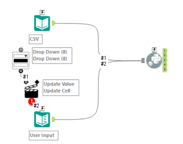 Pass User input to Python script - Alteryx