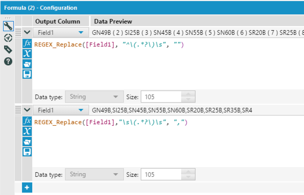 Regex to replace serial number in string - Alteryx
