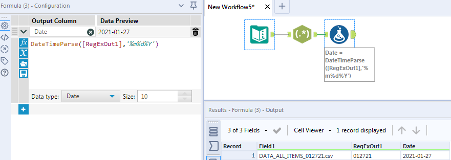 Parse date from a filename and convert MMddyy to a Date? - Alteryx