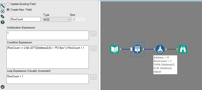 Generate Row based on specific data in field - Alteryx