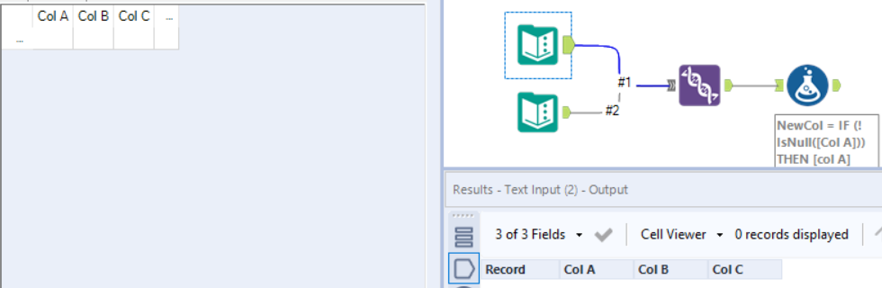 Creating a formula based on a column existing or not - Alteryx
