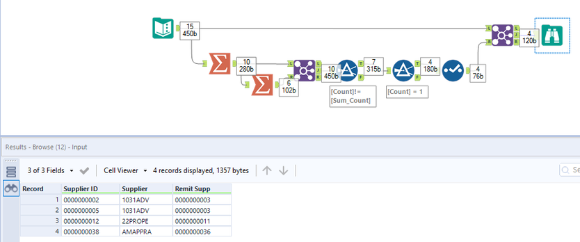 Duplicate Matching - Alteryx