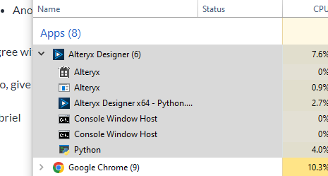 Python Tool / Jupyter Notebook not working after update - Alteryx