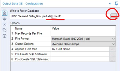 Need help using Output Data tool to export Alteryx file into Excel file ...