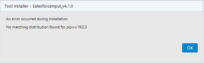 Sales Input Tool Error - Alteryx
