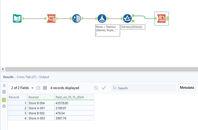 If Column Title Similar, Combine Two Columns into One - Alteryx