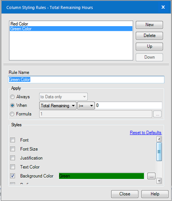Conditional Formatting columns Issue - Alteryx