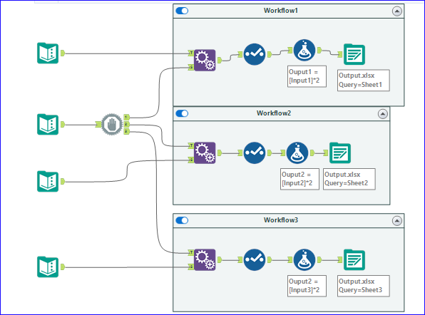 Running multiple alteryx solutions one after the other - Alteryx