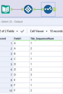 Indexing with Multi Row Formula - Alteryx