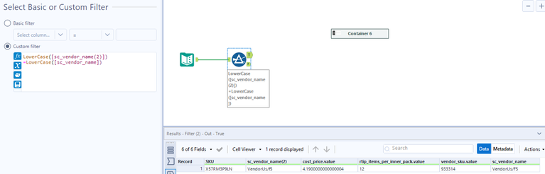 Linking Two Columns With the Same Values - Alteryx