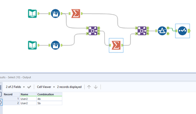 Matching Fields from Two Data Sets - Alteryx