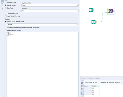 Find and replace a special character by another - Alteryx
