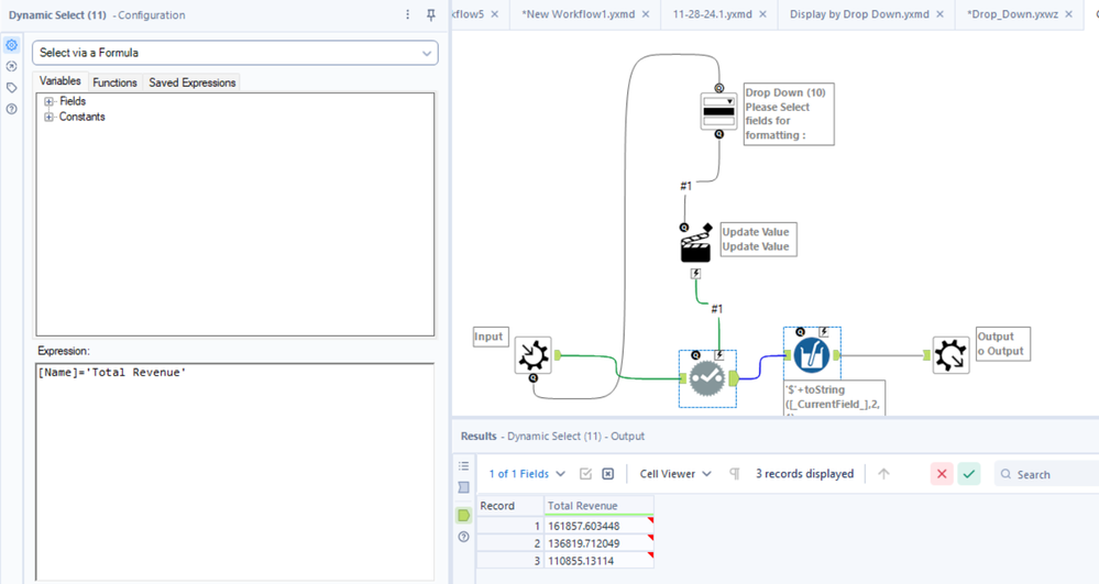 Why Macro gives different output, when Drop Down was used, instead of ...