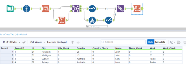 Comparing rows values for multiple values and highlight unmatched col ...