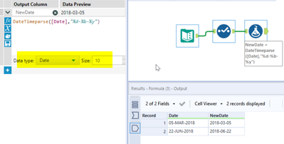 CONVERTING FROM STRING FORMAT TO DATE FORMAT - Alteryx