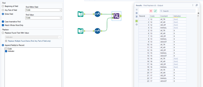Conditional data addition in next column with row split - Alteryx