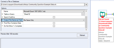 Solved: Adding file name as column later in workflow - Alteryx