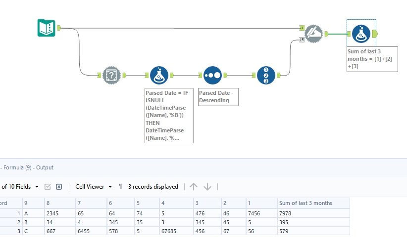 Formula Tool dealing with Dynamic columns - Alteryx