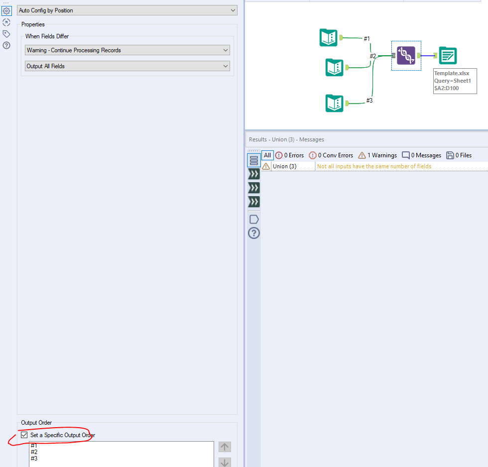 output data into excel with specific format - Alteryx