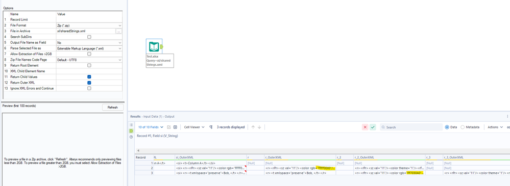 Create a Table from Values within a Cell - Alteryx