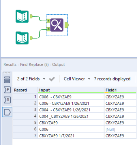 How to remove specific characters from a string - Alteryx