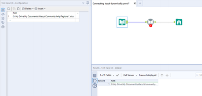 Dynamic Input tool - Must specify file name - Alteryx