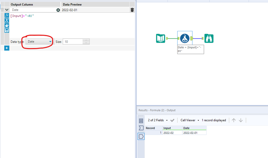 How to change String version to Date version? - Alteryx