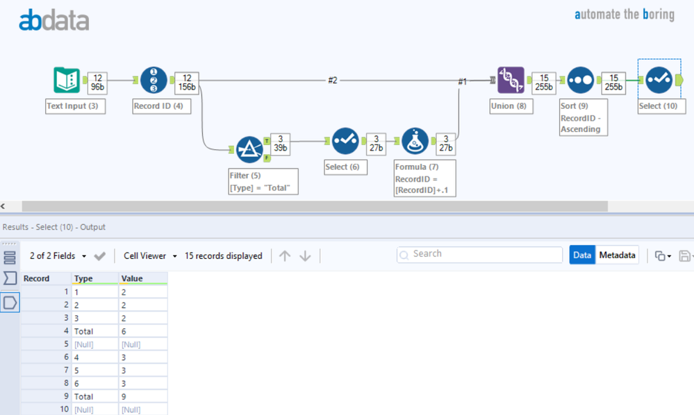 Insert Blank Rows Based on a Condition - Alteryx