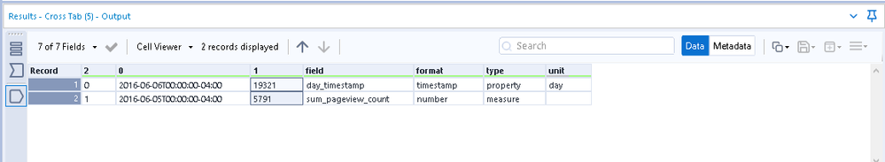Converting json to table - Alteryx