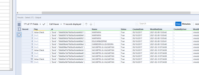 Find value across multiple column and if exist add comment in new ...