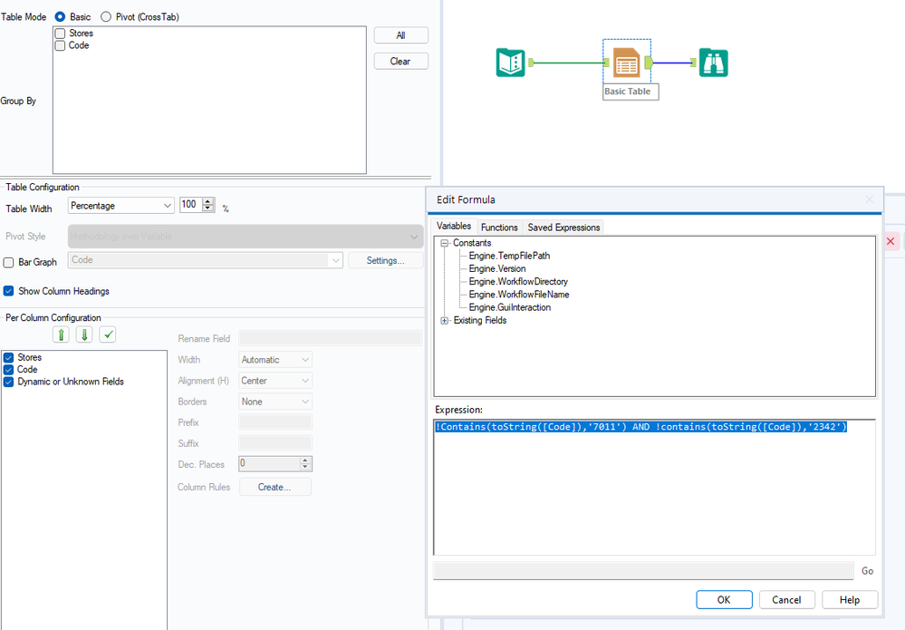 Conditional Formatting - Alteryx