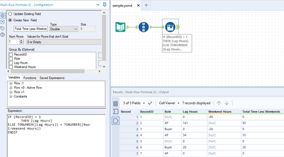 Multi-Row Formula: Malformed if Statement - Alteryx