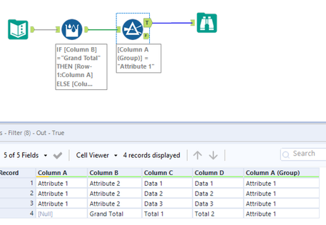 Extract rows between a given range of Records - Alteryx