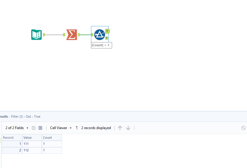 Separate duplicate values - Alteryx