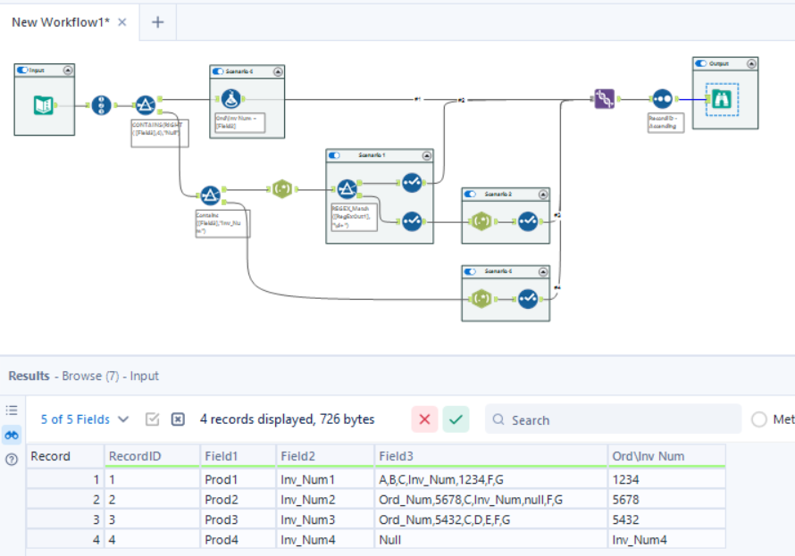 Capture details based on conditions - Alteryx