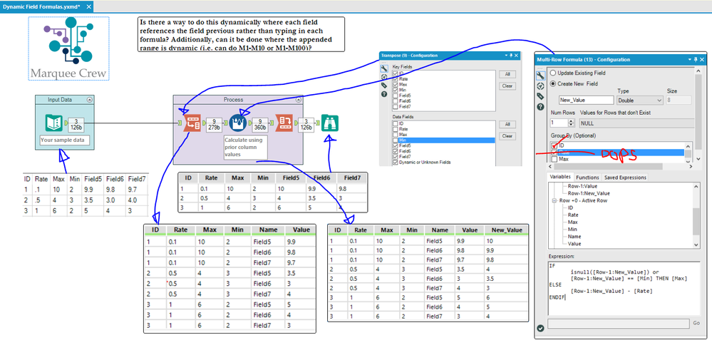 Dynamic Field Formulas - Alteryx