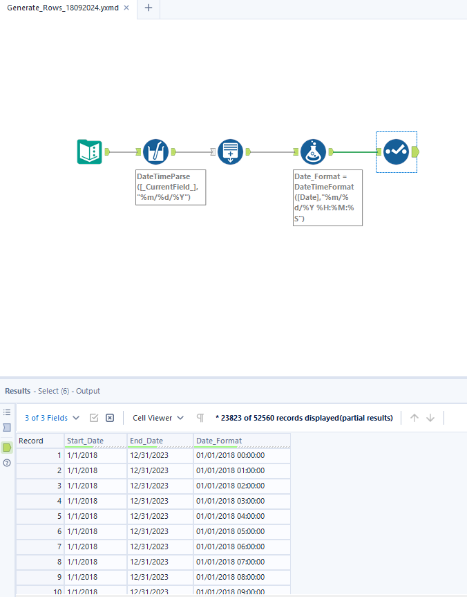 Date Formula Population/conversion - Alteryx