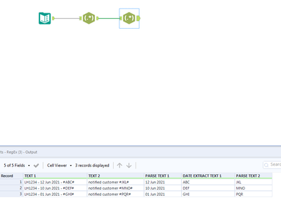 Extracting data within a string field split into different columns ...