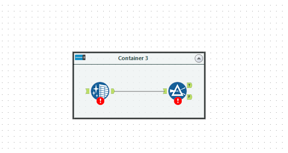 Container Alignment - Alteryx