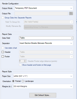 Specific layout size for PDF render output - Alteryx